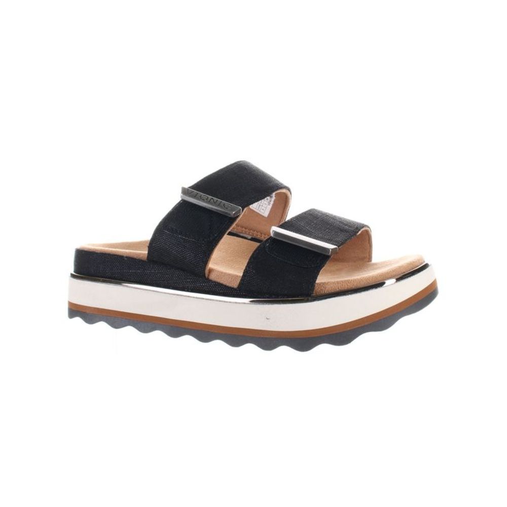 Vionic Womens Brandie Black Sandals Size 5 Medium (B, M) - Picture 2 of 4